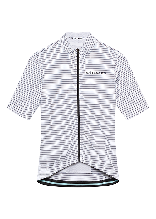 Women's Cycling Jersey Francine White – Café du Cycliste | US Women's Cycling Jersey Francine White – Café du Cycliste | US