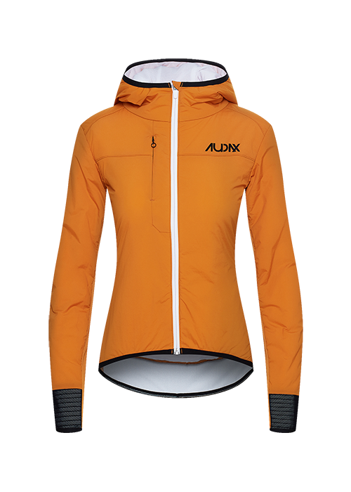 Women's Cycyling Jacket Zelie Caramel Café du Cycliste