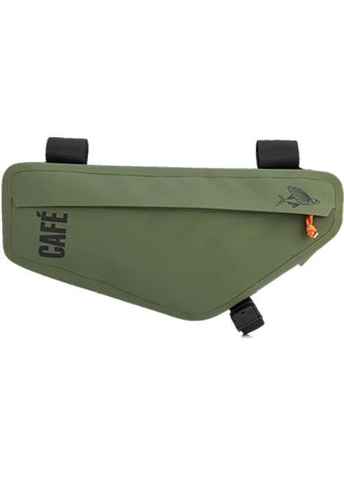 Waterproof Bike Packing Frame Bag Khaki – Café du Cycliste | JP Waterproof Bike Packing Frame Bag Khaki – Café du Cycliste | JP