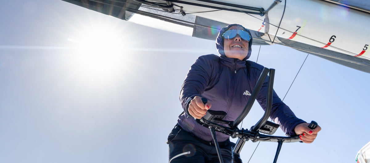 Alexia Barrier: bike on board for the Route du Rhum.