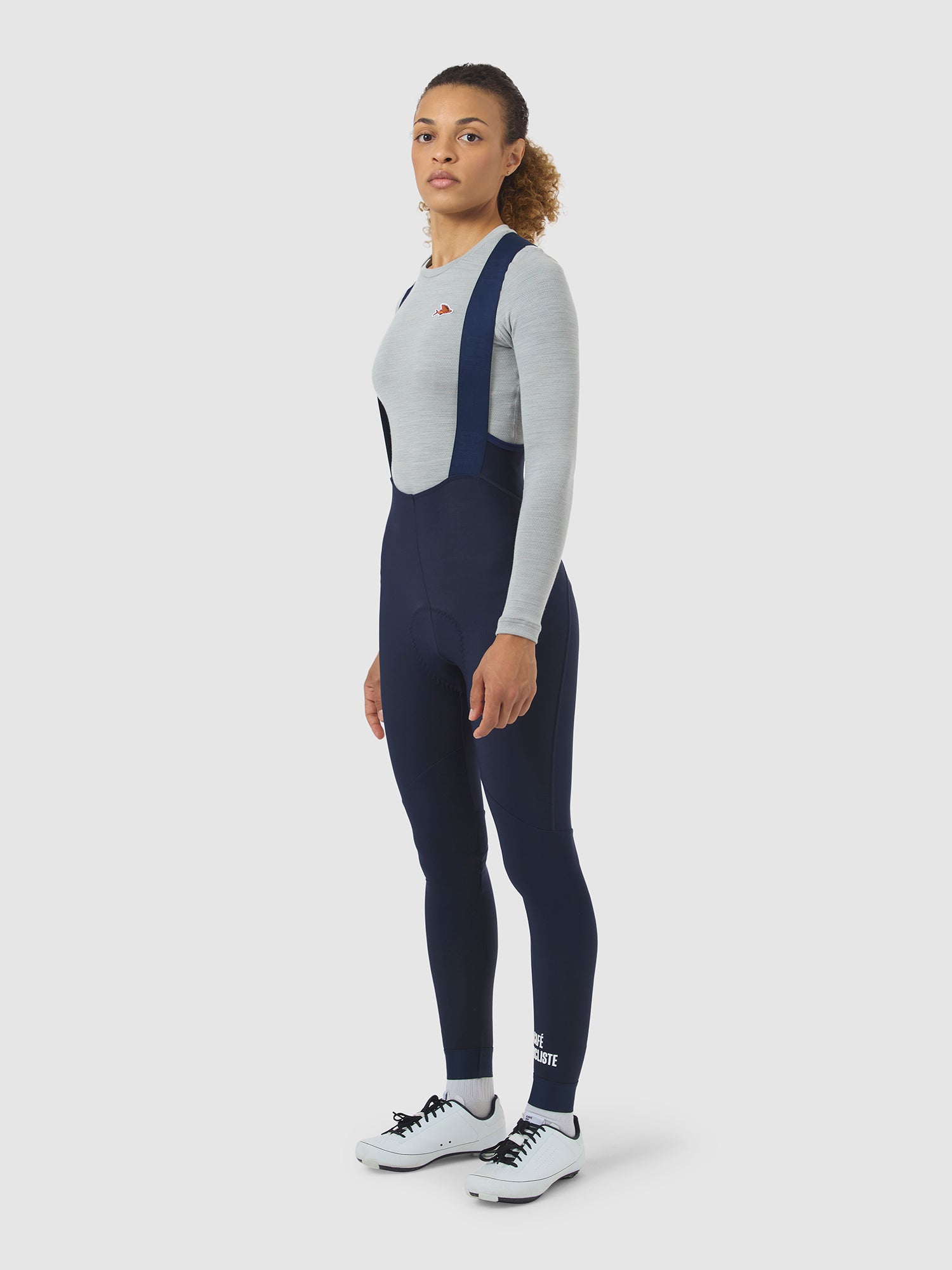 Women's Cycling Bib Tights Marie Navy – Café du Cycliste | CA