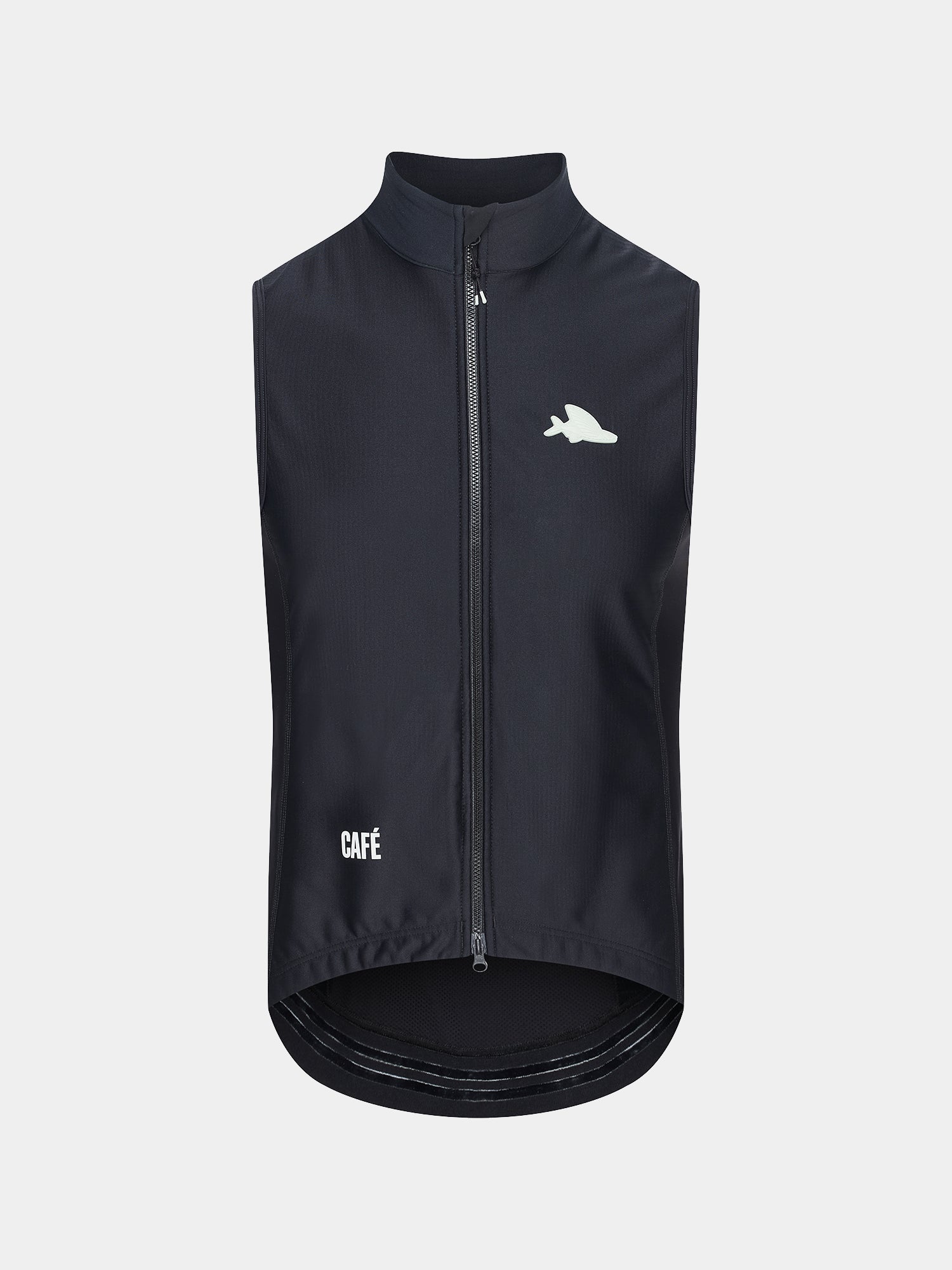 cafe du cycliste Men's Cycling Gilet Sibille Black