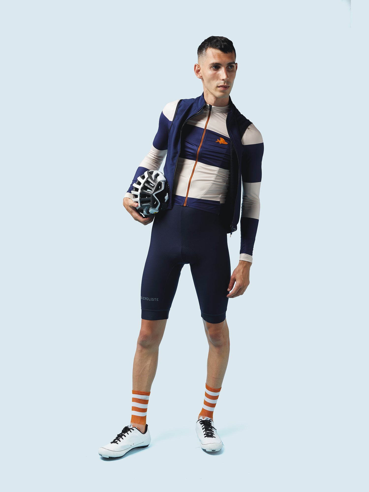 メンズ サイクリング ジレ シビル ネイビー – Café du Cycliste | JP