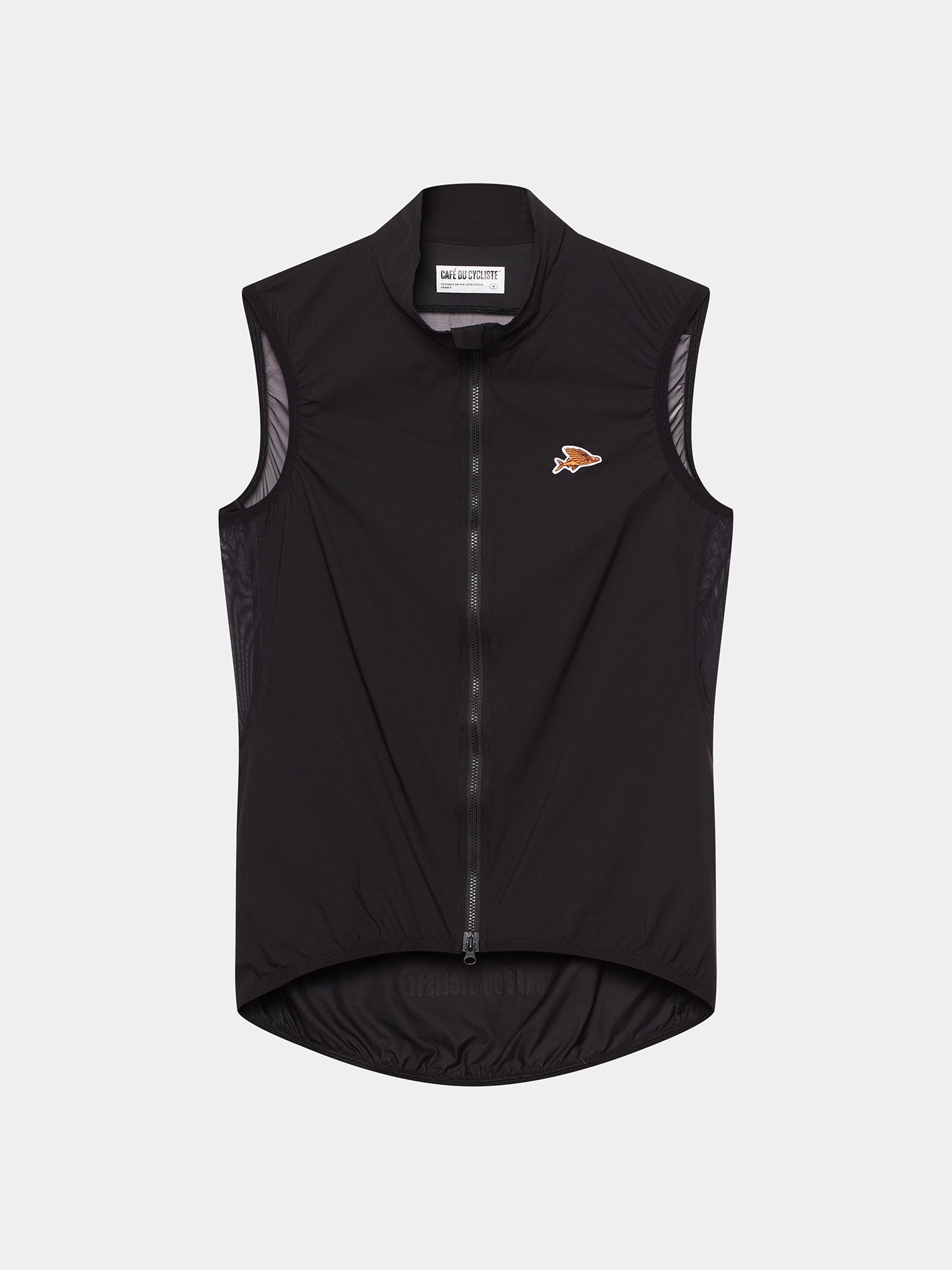 cafe du cycliste Men's Cycling Gilet Edith Black