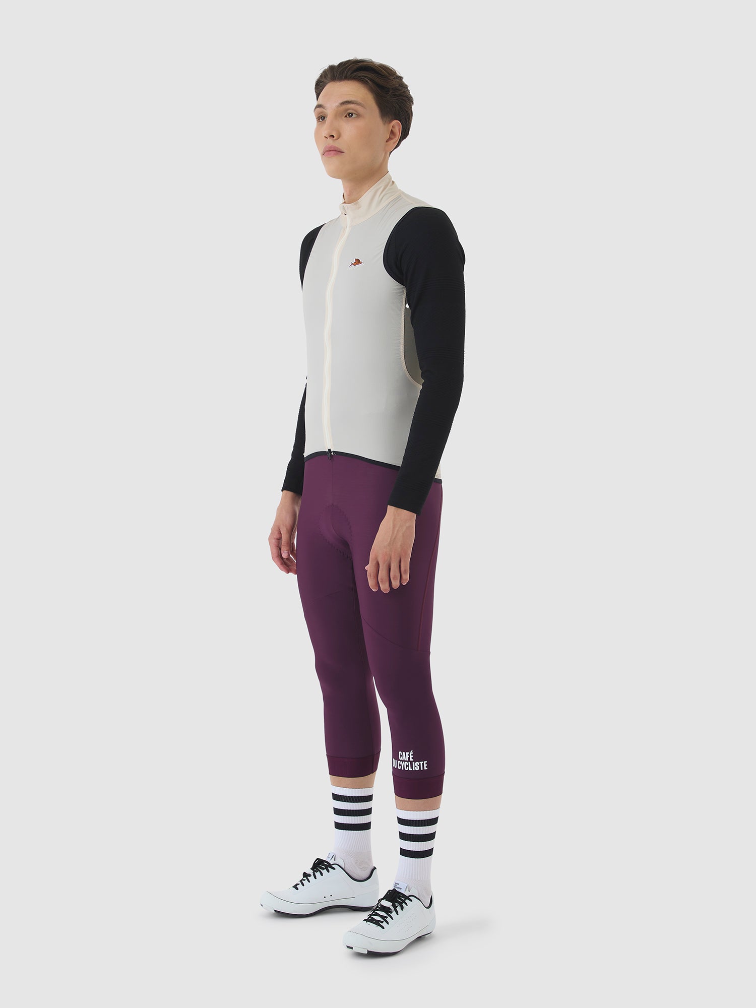 Men's Cycling Gilet Edith Chalk – Café du Cycliste | US