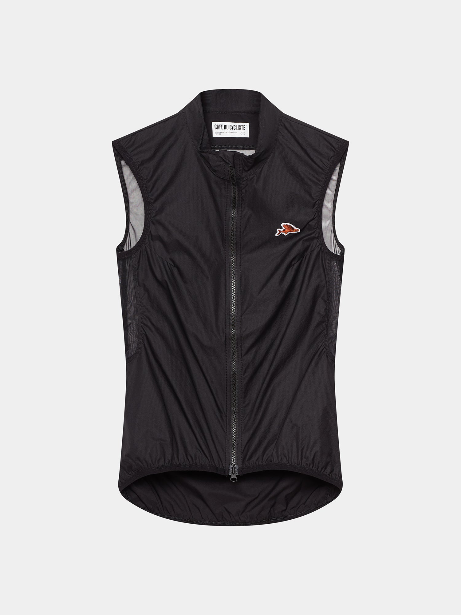 cafe du cycliste Women's Cycling Gilet Edith Black