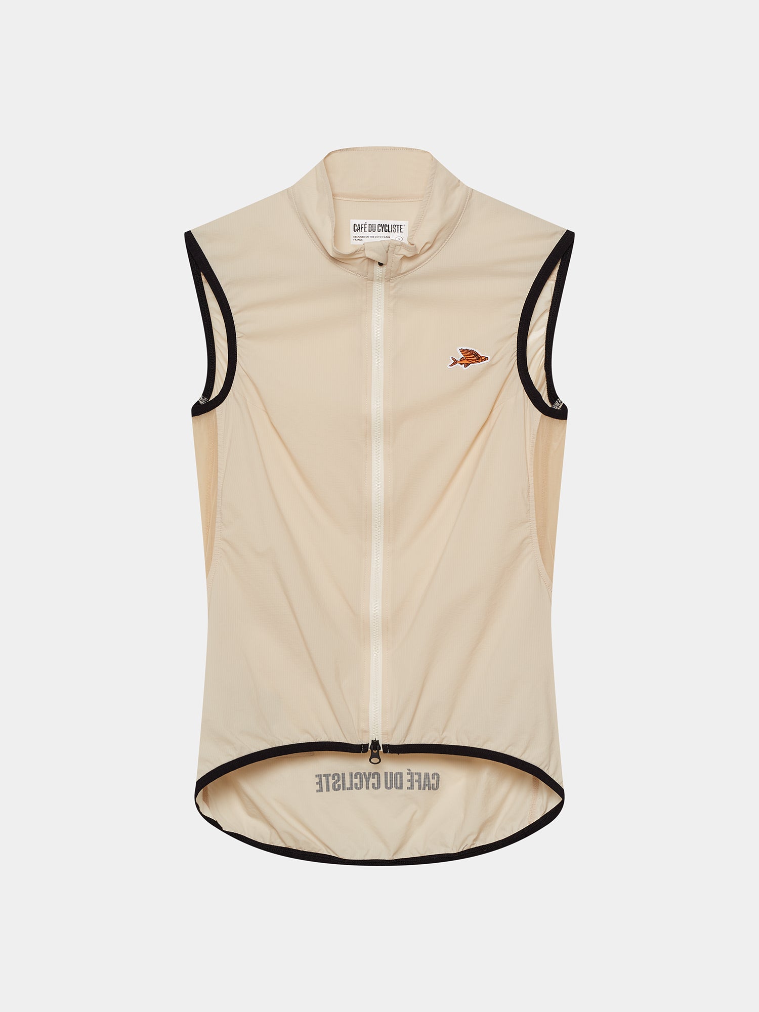 cafe du cycliste Women's Cycling Gilet Edith Chalk