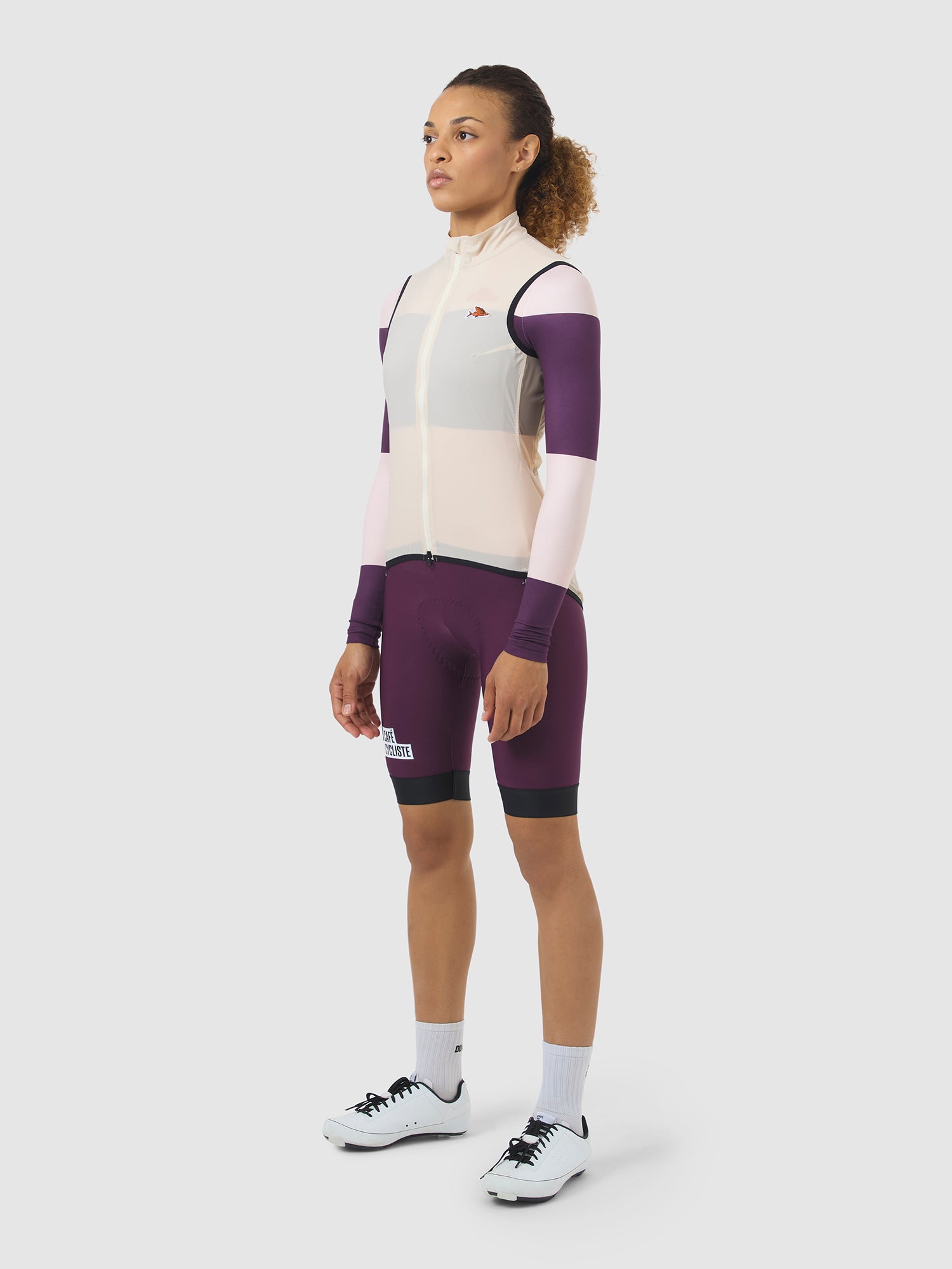 Women's Cycling Gilet Edith Chalk – Café du Cycliste | BE