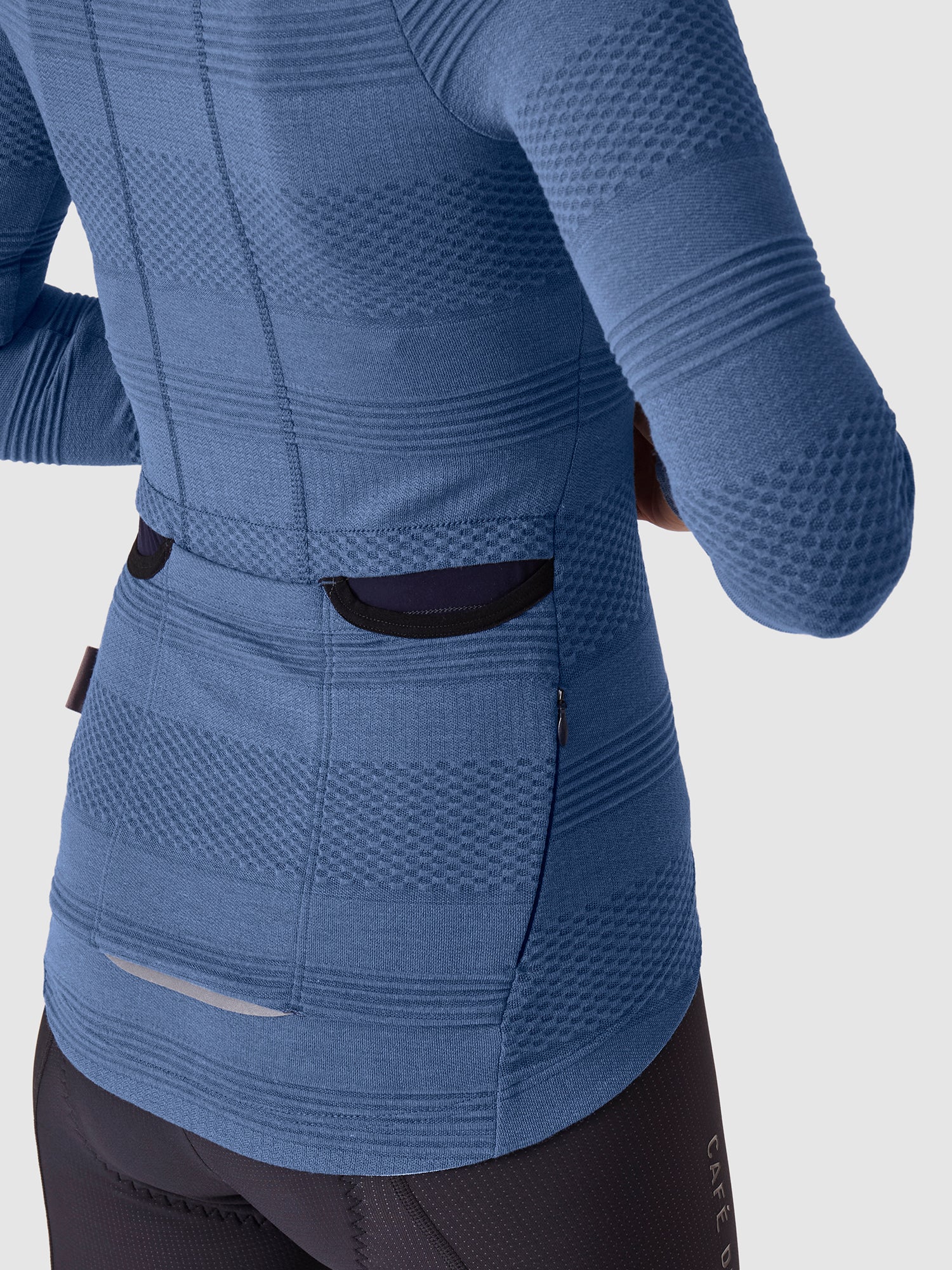 Women's Cycling Jersey Corinne Denim Blue – Café du Cycliste | US