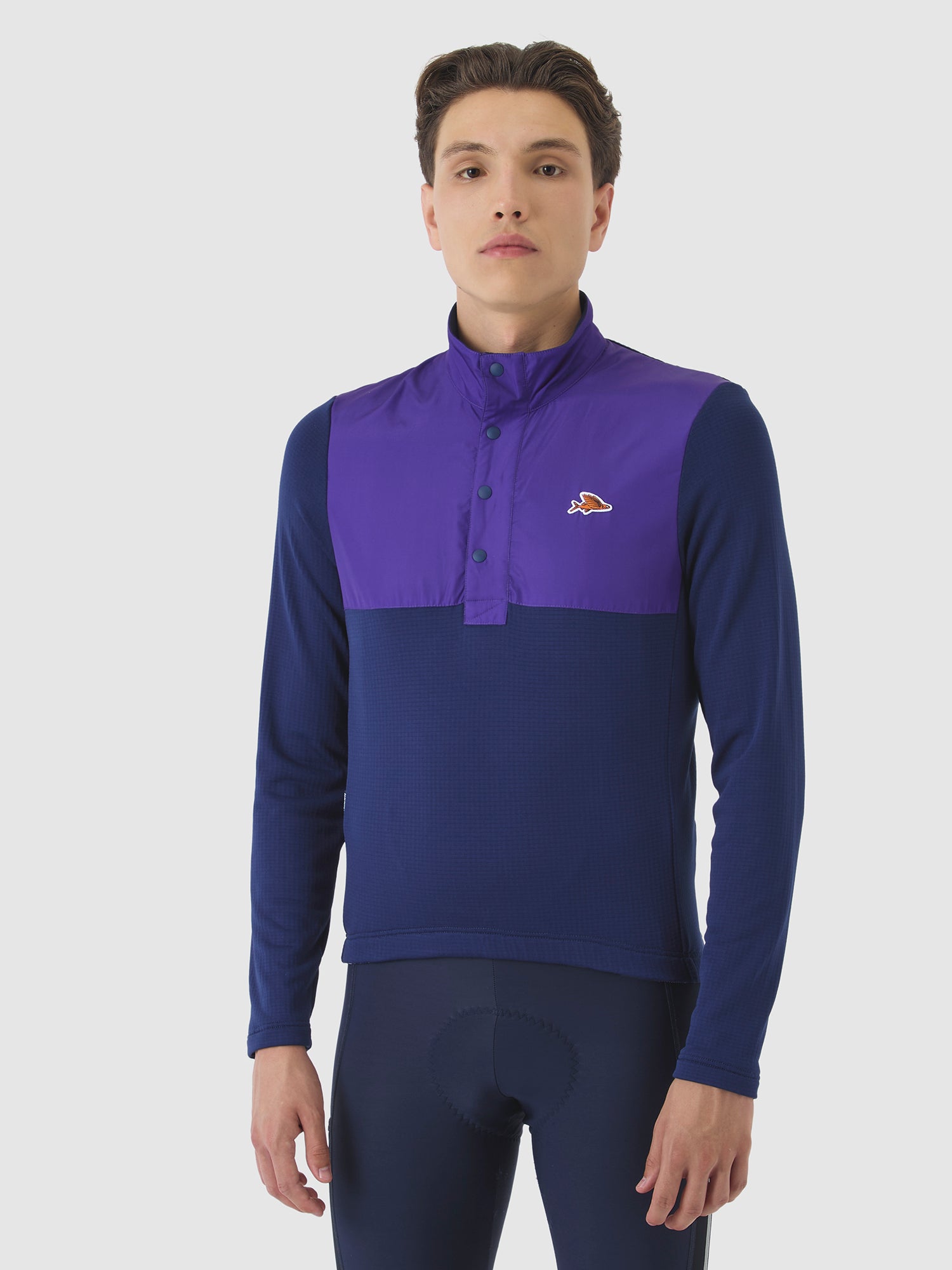 Men's Cycling Jersey Faustine Amethyst Navy – Café du Cycliste | FR