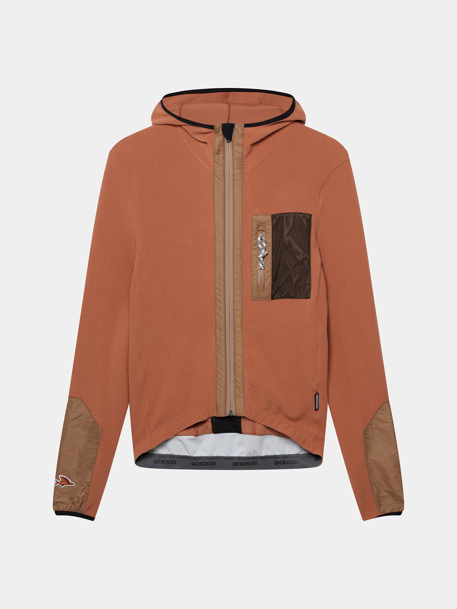 fahrradbekleidung orange Men's Cycling Jersey Ingrid Cashew – Café du Cycliste