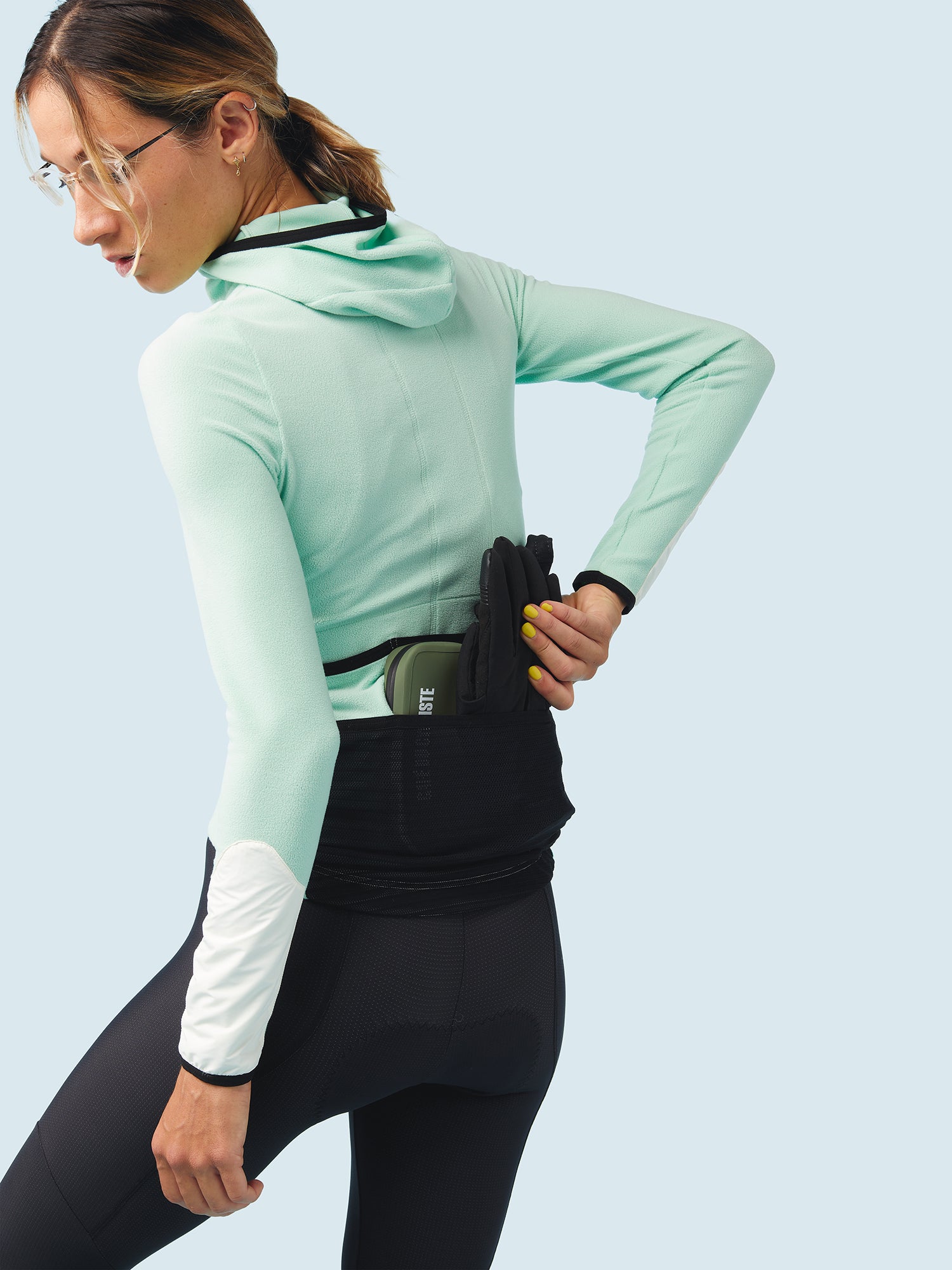 レディース サイクリングジャージ イングリッド パステルグリーン