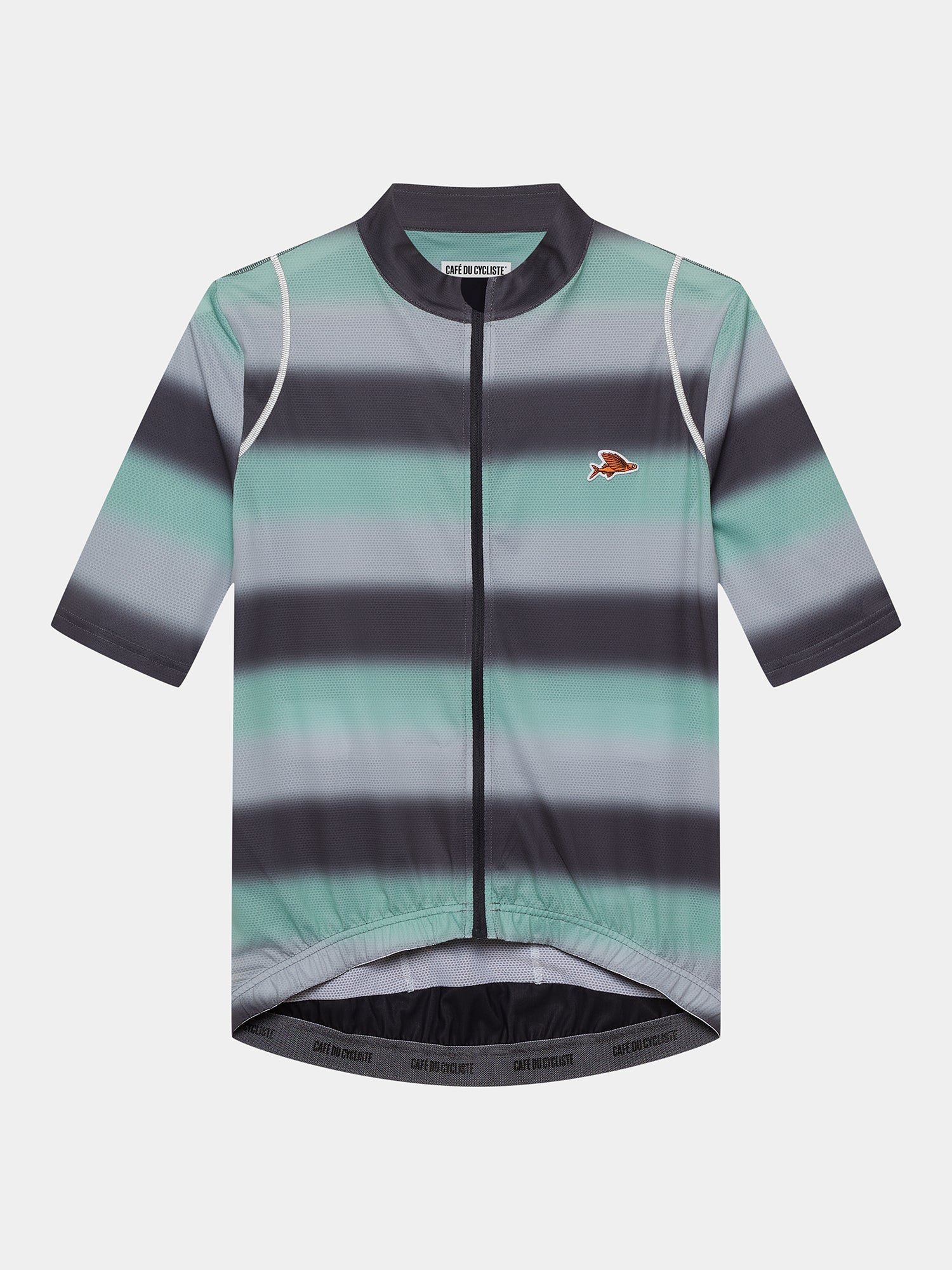 cafe du cycliste Men's Cycling Jersey Mona Anthracite