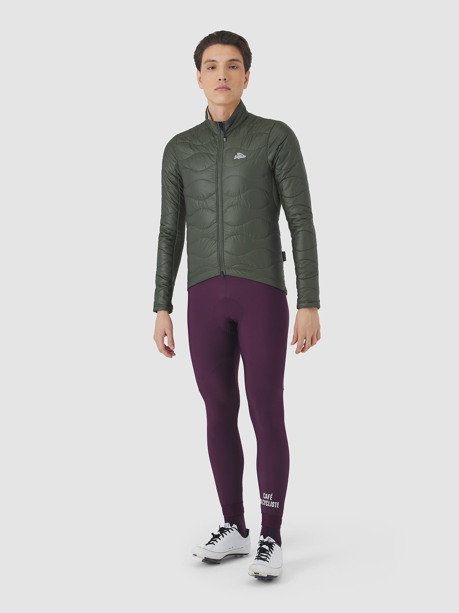 Men's Cycling Jacket Albertine Khaki – Café du Cycliste CH