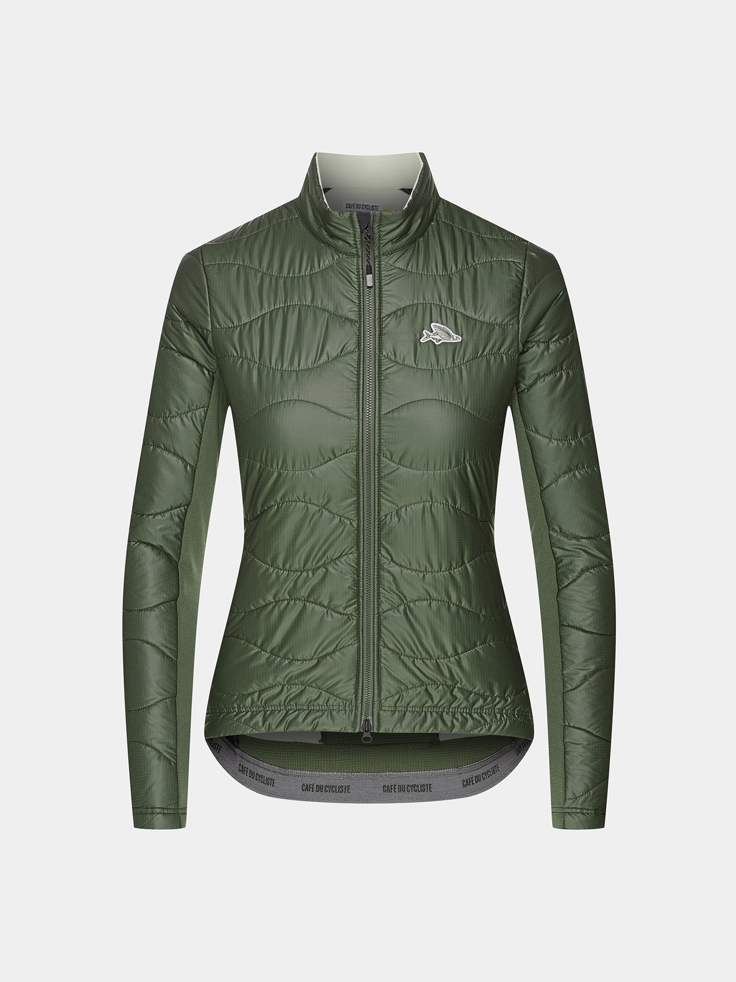 cafe du cycliste Women's Cycling Jacket Albertine Khaki