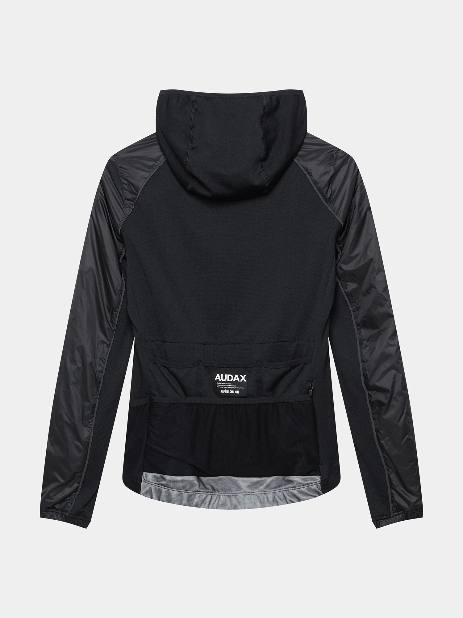 Café du Cycliste サイクルジャケット グレー/ブラック 冬もカジュアルに。 CAFÉ DU CYCLISTE カフェドシクリステ 人気のHeidi