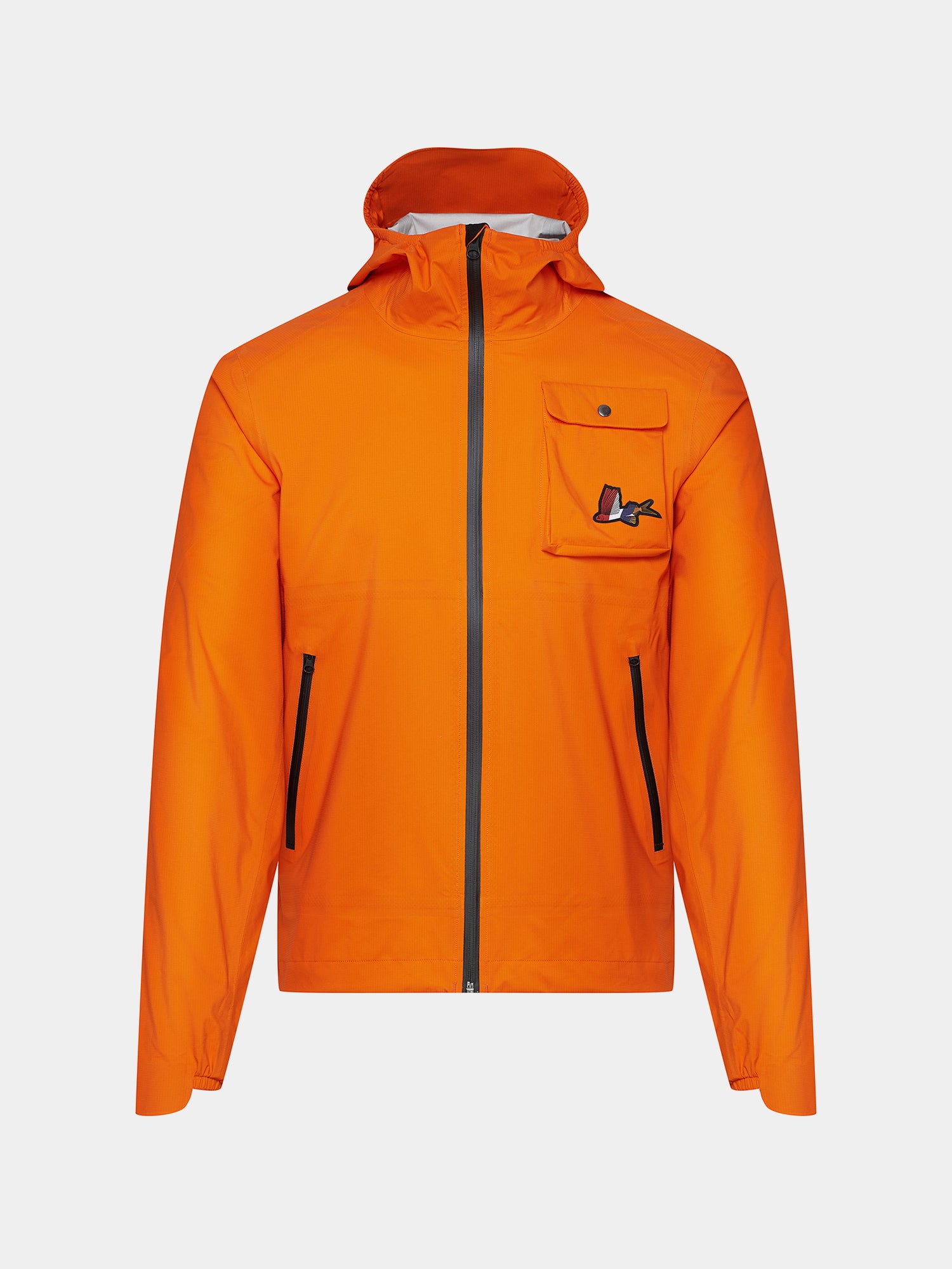 cafe du cycliste Unisex Rain Jacket Alizee Orange