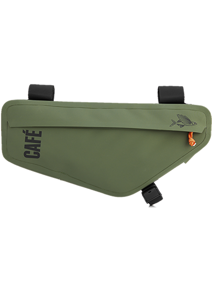 Waterproof Bike Packing Frame Bag Khaki – Café du Cycliste | JP Waterproof Bike Packing Frame Bag Khaki – Café du Cycliste | JP