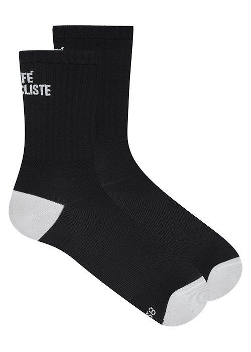 Unisex Socks Solid Black
