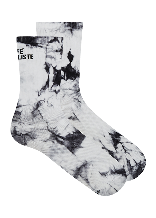 Unisex Socks Tie-Dye Black