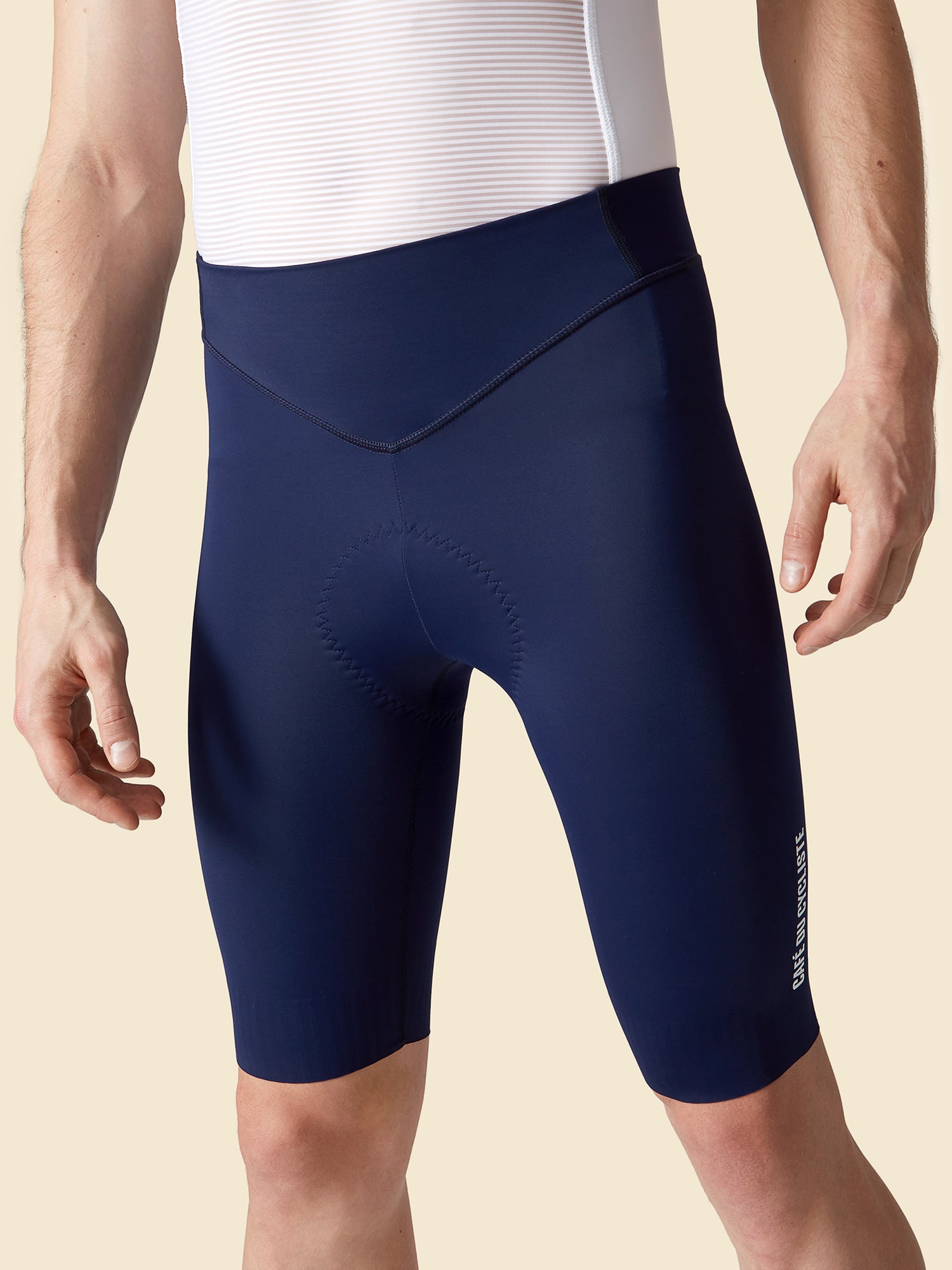 カフェドシクリステ　アルバーン　ネイビー　メンズ　Sサイズ メンズ サイクリング ショーツ アルバーン ネイビー – Café du