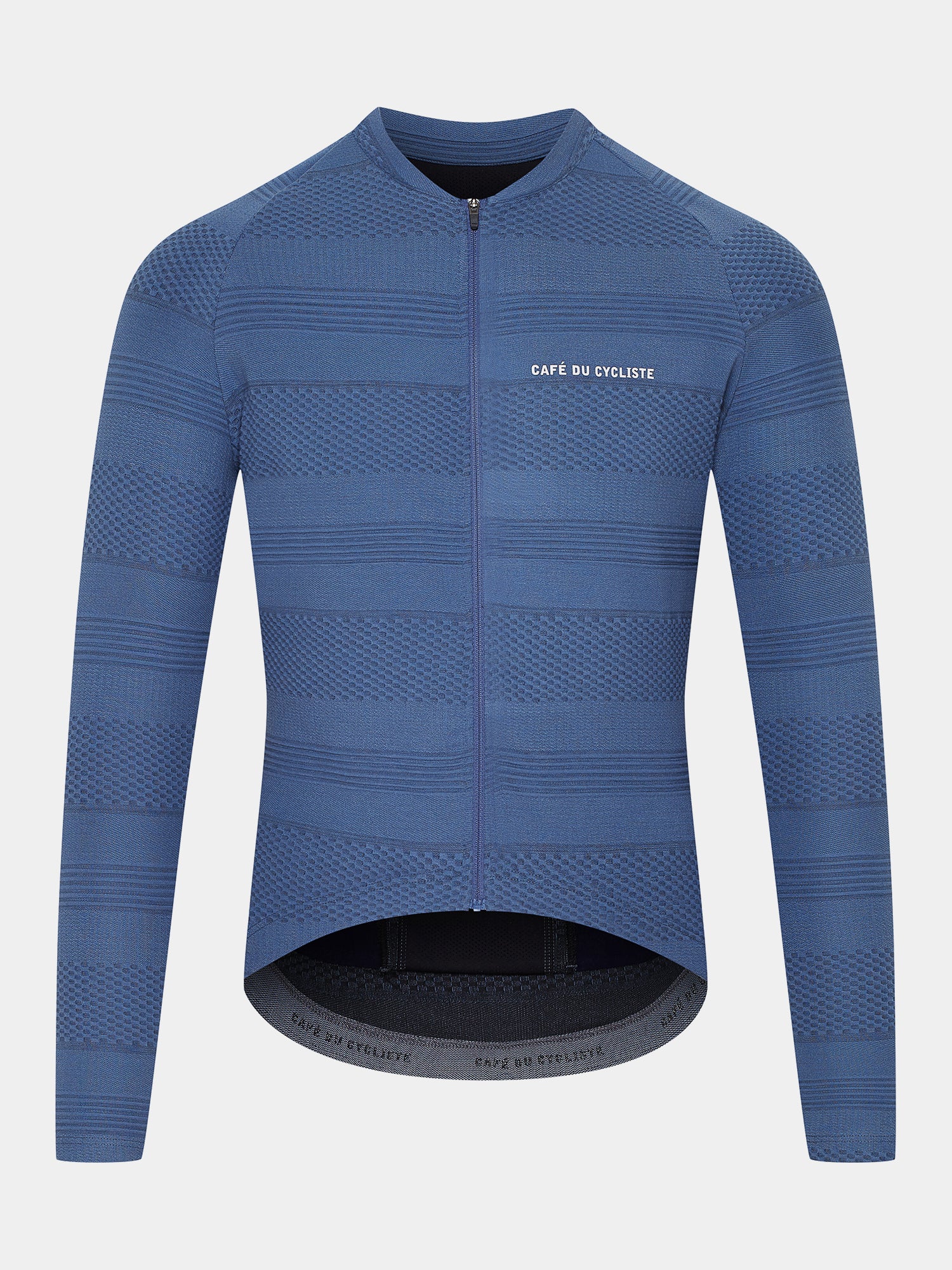 Café du Cycliste CORINNE Men XS Men's Cycling Jersey Corinne Denim Blue – Café du Cycliste | US