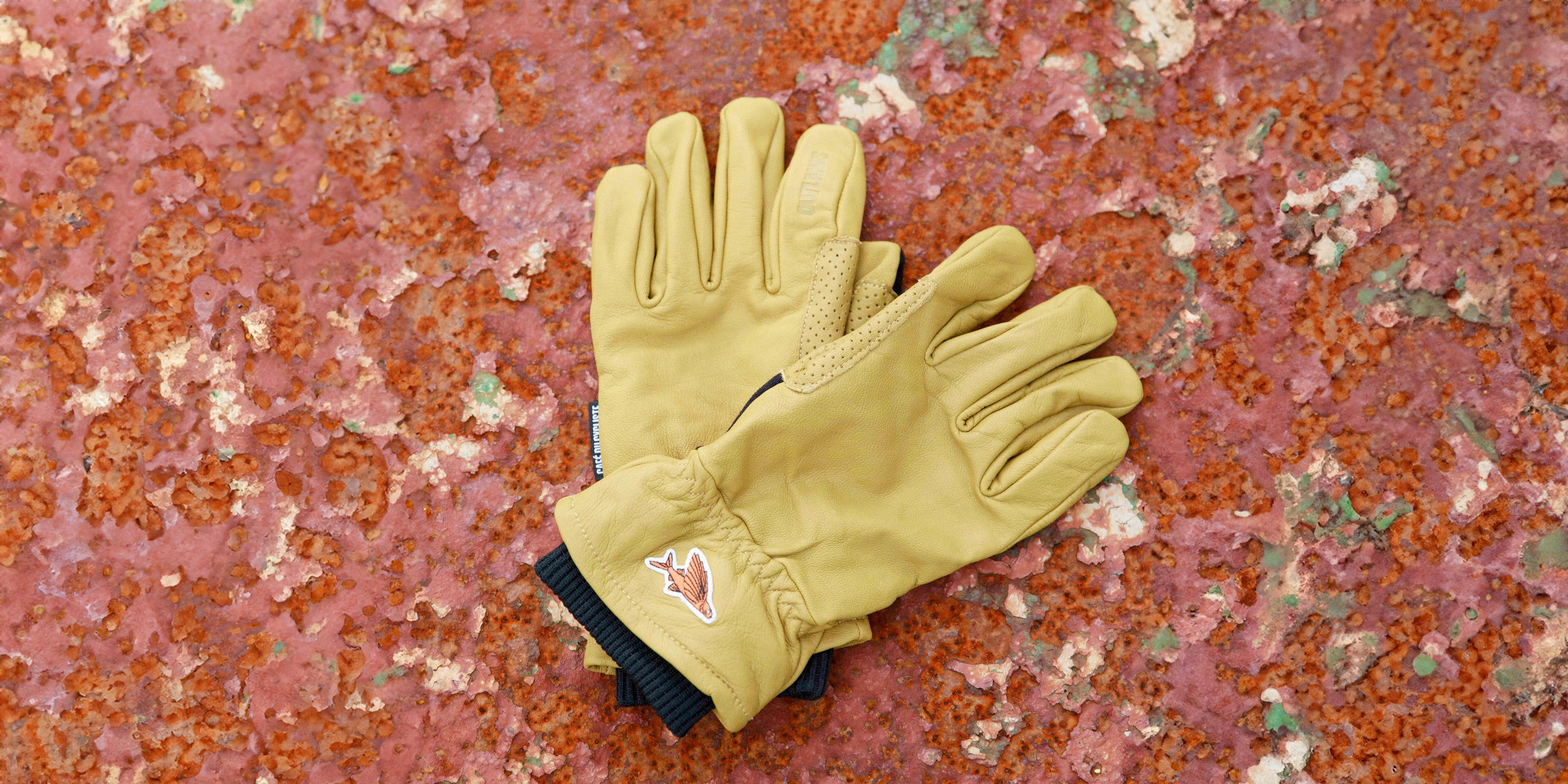 Unisex Cycling Gloves Gravel Mustard  Caf du Cycliste | AT