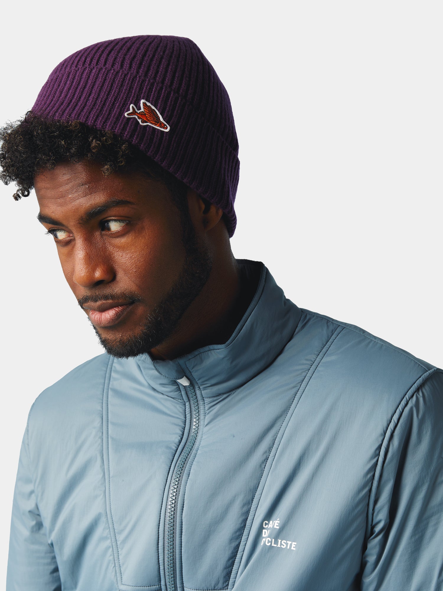Unisex Beanie Josiane Purple – Café du Cycliste | GB