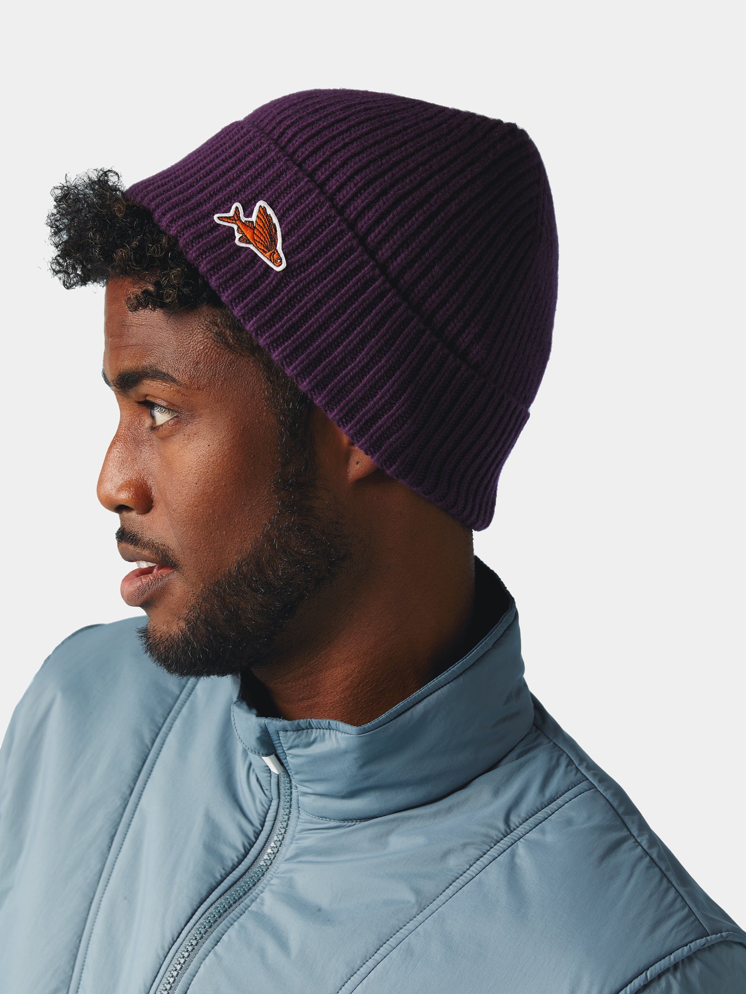 Unisex Beanie Josiane Purple – Café du Cycliste | GB