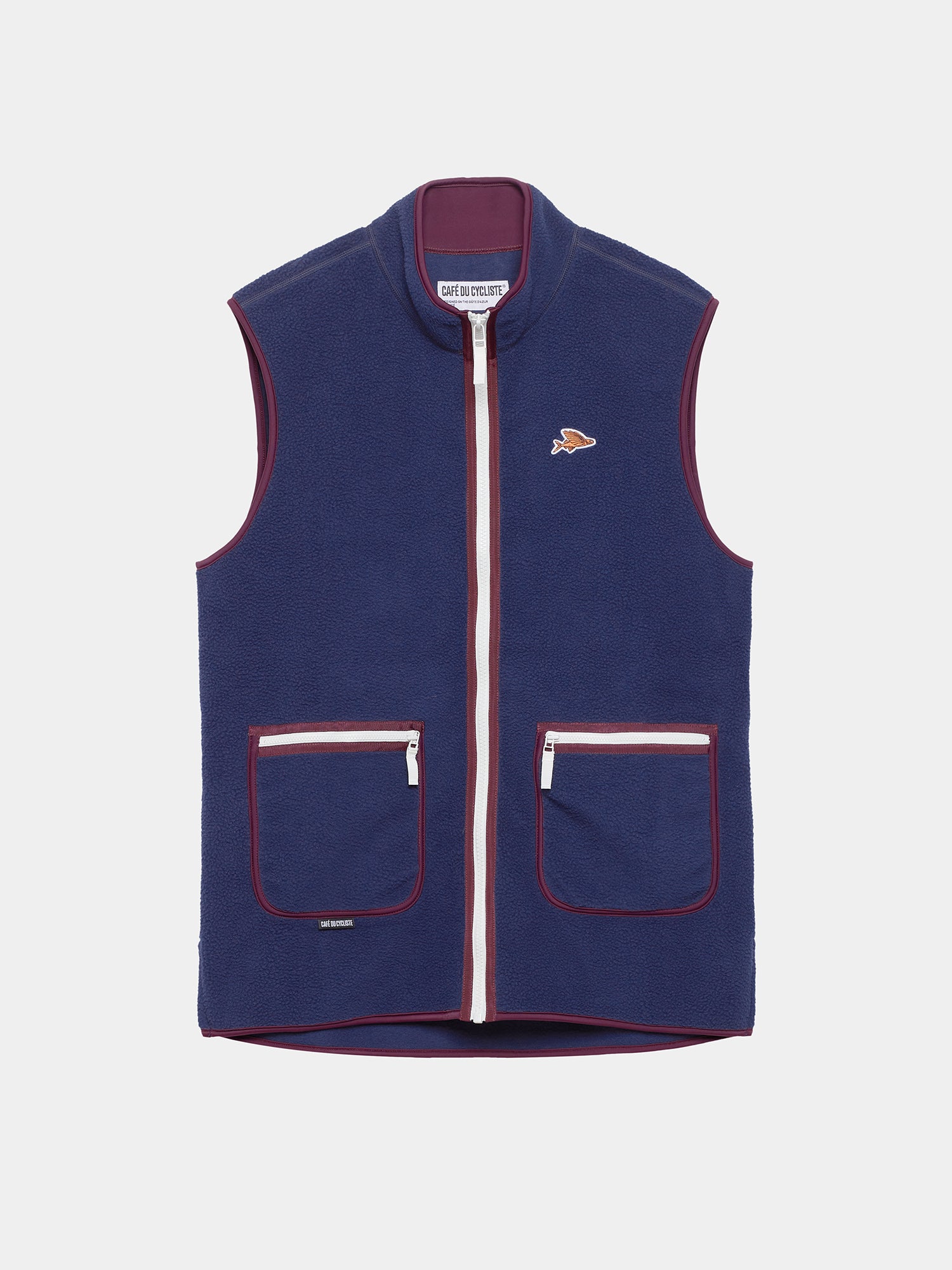 cafe du cycliste Unisex Gilet Cyrielle Navy