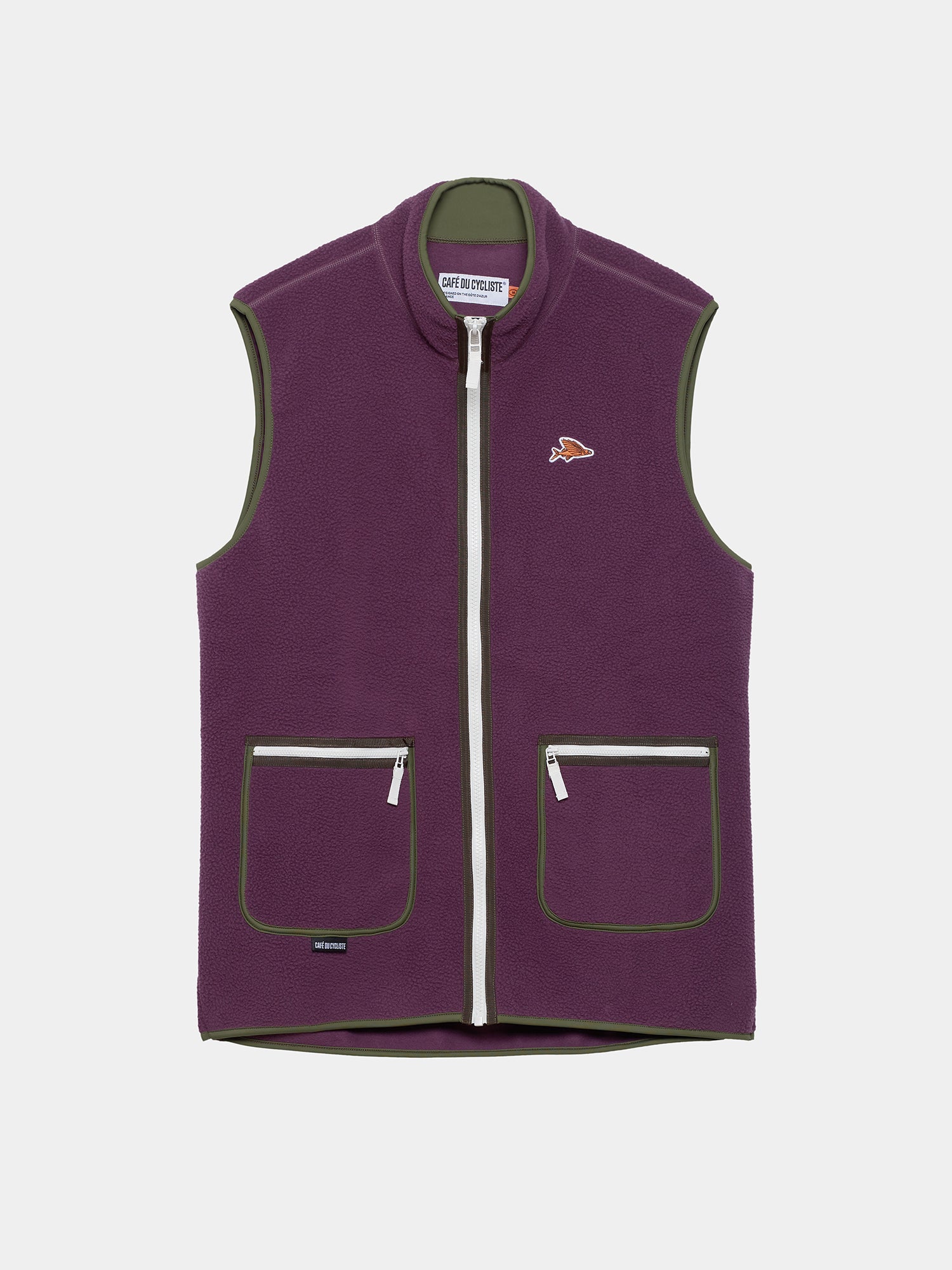 cafe du cycliste Unisex Gilet Cyrielle Quetsche