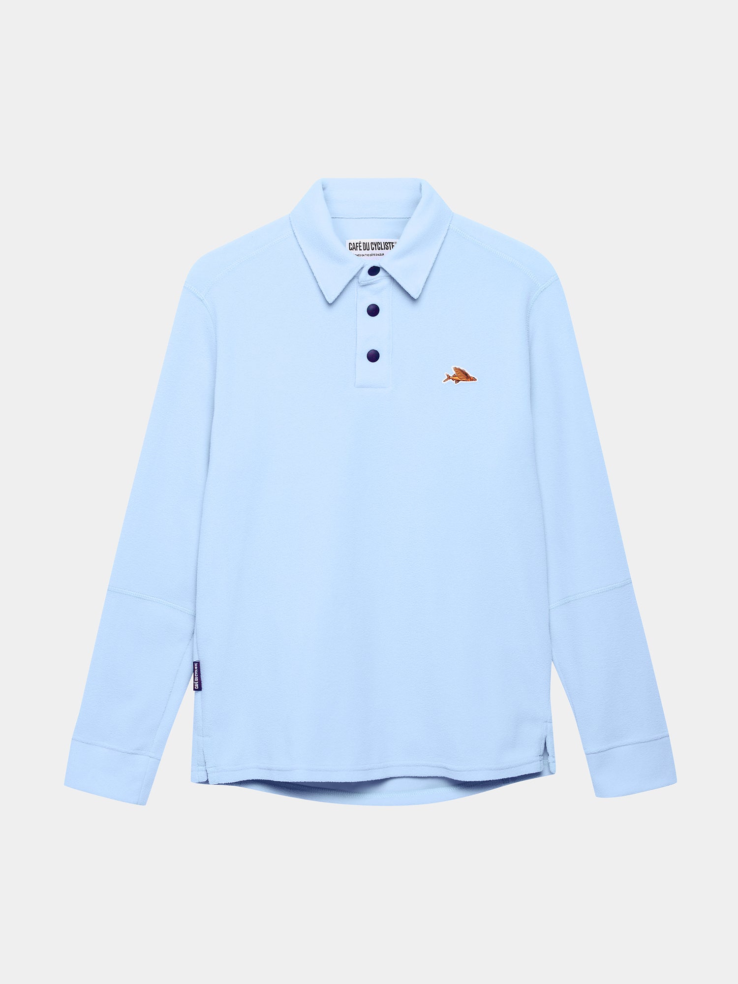 cafe du cycliste Unisex Long Sleeve Shirt Leslie Ice Blue