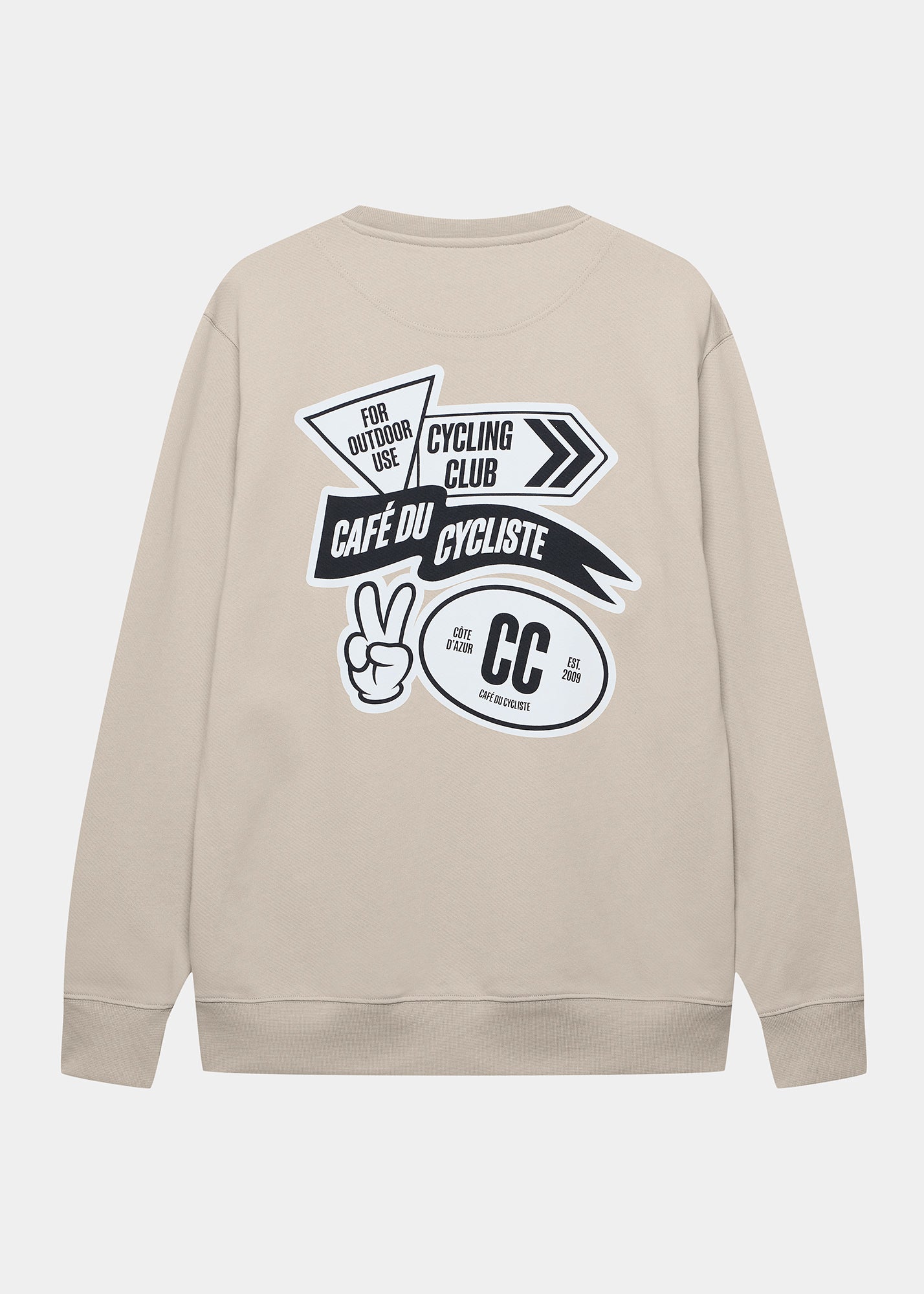 Marlene Unisex Sweatshirt Pearl Grey – Café du Cycliste | US