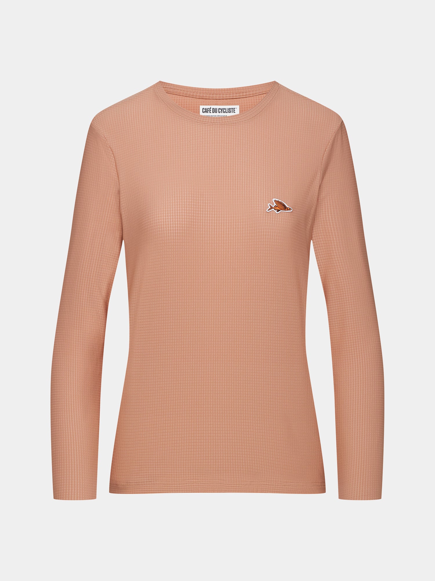 cafe du cycliste Women's Long Sleeve T-shirt Ambre Rose Sand