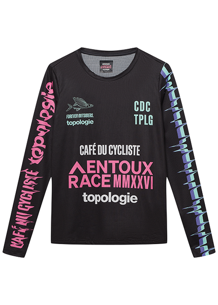 【Cafe du cycliste】AmbreロングTシャツ (Sサイズ) Ambre Topologie – Café du Cycliste | AT