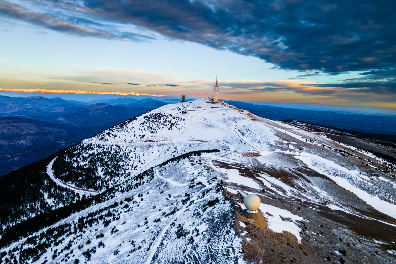 Winter on the slopes of Mont-Ventoux